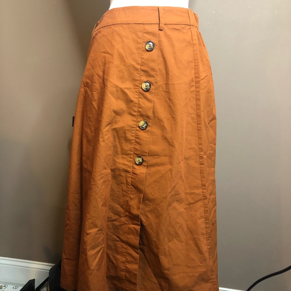 Button Up Midi Skirt